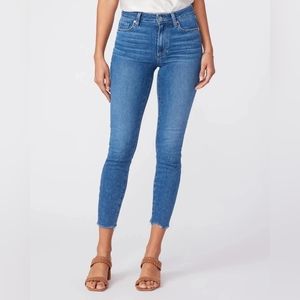Paige Hoxton Crop with hem Detail in Bay